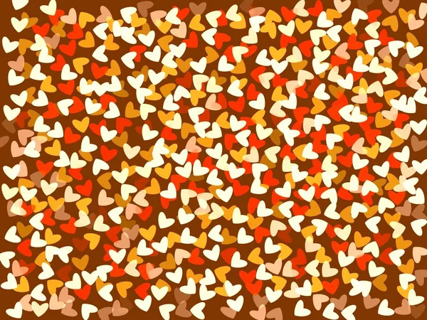 Hearts in various colors for wallpapers