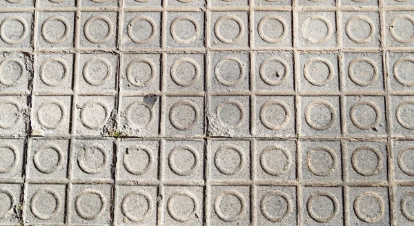 Betegelen Van Een Trottoir Voor Achtergrond Masquefa Barcelona Catalunya Spanje — Stockfoto