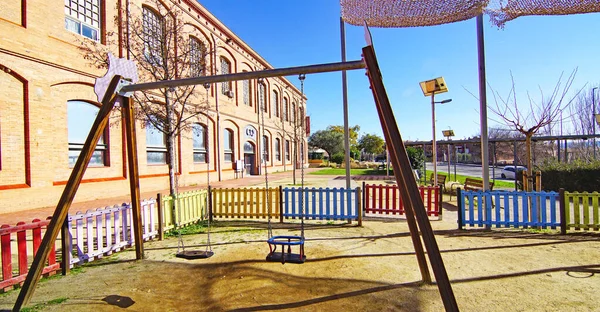 Parque Infantil Masquefa Anoia Barcelona Catalunha Espanha Europa — Fotografia de Stock