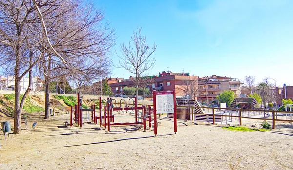 Parque Infantil Masquefa Anoia Barcelona Catalunha Espanha Europa — Fotografia de Stock