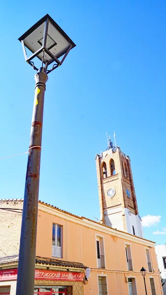 Kostel San Pedro Maškarní Anoia Barcelona Katalánsko Španělsko Evropa — Stock fotografie