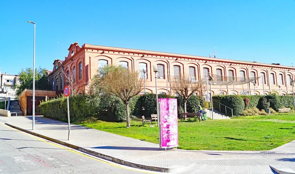 Stara Fabryka Odrestaurowana Jako Dom Kultury Masquefa Anoia Barcelona Catalunya — Zdjęcie stockowe