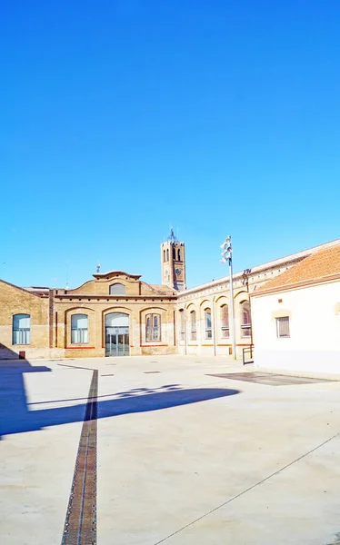 Régi Gyár Felújított Mint Egy Kulturális Ház Masquefa Anoia Barcelona — Stock Fotó
