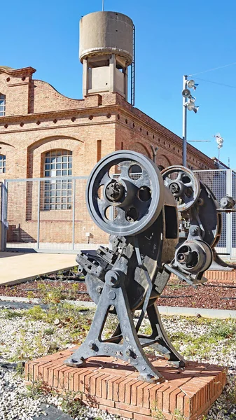 Oude Fabriek Gerenoveerd Als Cultuurhuis Masquefa Anoia Barcelona Catalunya Spanje — Stockfoto