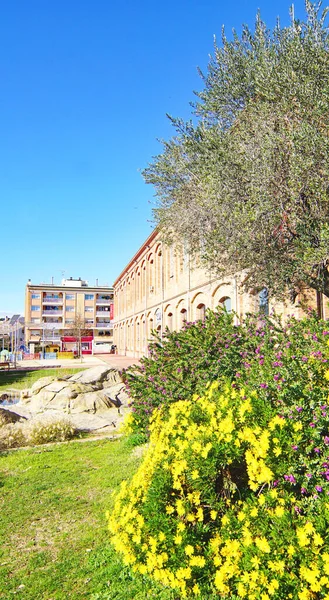 Antigua Fábrica Rehabilitada Como Casa Cultura Masquefa Anoia Barcelona Cataluña —  Fotos de Stock