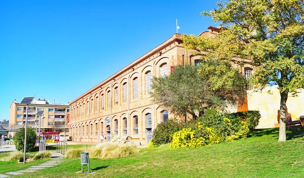 Old Factory Rehabilitated Culture House Masquefa Anoia Barcelona Catalunya Spain — Stock Photo, Image