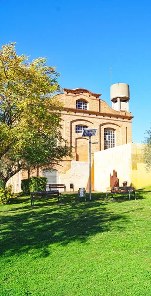 Antigua Fábrica Rehabilitada Como Casa Cultura Masquefa Anoia Barcelona Cataluña — Foto de Stock