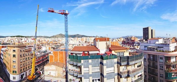 Barcelona Katalunya Spanya Avrupa Bir Apartman Bloğunun Gerçekleştirilmesi Için Bir — Stok fotoğraf