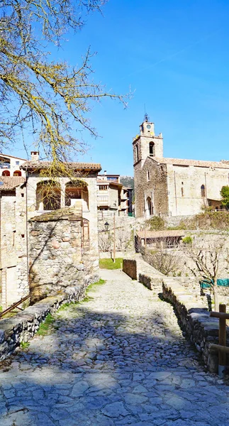 Sant Esteve Kyrkan Baga Bergada Regionen Barcelona Catalunya Spanien Europa — Stockfoto