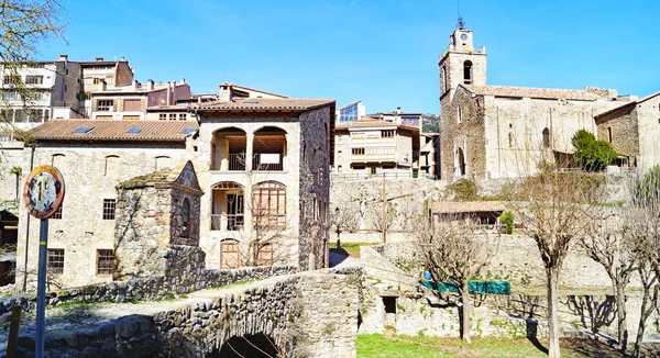 Chiesa Sant Esteve Baga Regione Bergada Barcellona Catalogna Spagna Europa — Foto Stock