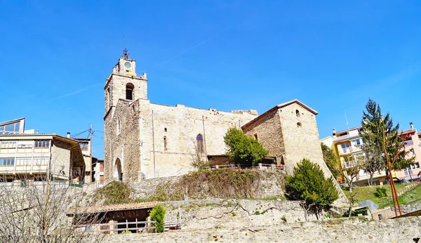 Baga, Bergada bölgesindeki Sant Esteve Kilisesi, Barcelona, Catalunya, İspanya, Avrupa