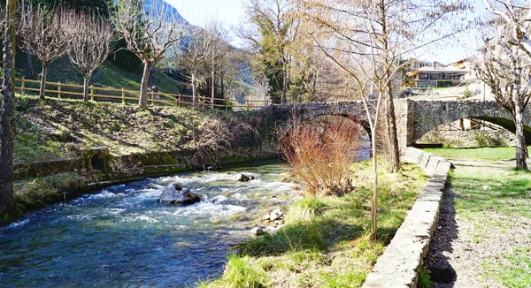 Bastareny Nehri Baga Bergada Bölgesi Barcelona Katalunya Spanya Avrupa Dan — Stok fotoğraf