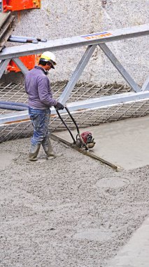 Barselona, Katalunya, İspanya ve Avrupa 'da bir apartman bloğu inşaatı