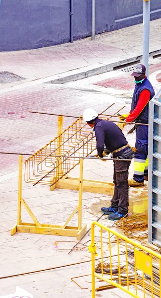 Byggande Ett Flervåningshus Barcelona Katalonien Spanien Europa — Stockfoto