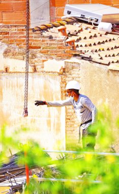 Barselona, Katalunya, İspanya ve Avrupa 'da inşaat işçileri