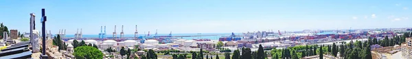 Промышленная Зона Порта Барселона Каталония Испания Европа — стоковое фото