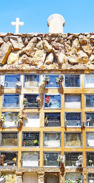 巴塞罗那 加泰罗尼亚 西班牙 欧洲蒙特胡克公墓全景 — 图库照片