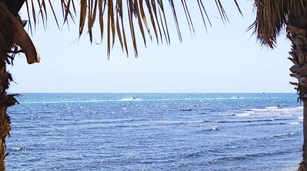 Strand Van Sitges Met Riviermonding Barcelona Catalunya Spanje Europa — Stockfoto