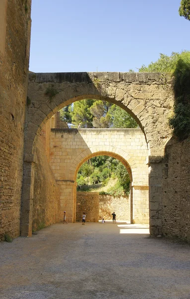 Architektura kolem alhambra — Stock fotografie