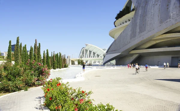 Stad för konst och vetenskap i Valencia — Stockfoto