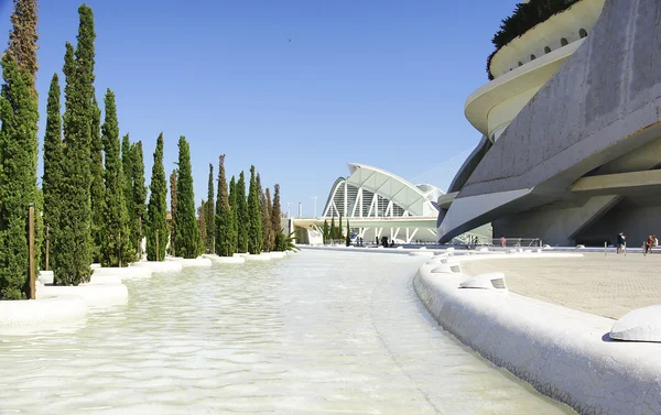 Stad för konst och vetenskap i Valencia — Stockfoto