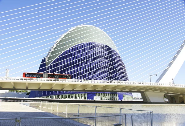 Stadt der Künste und Wissenschaften in Valencia — Stockfoto