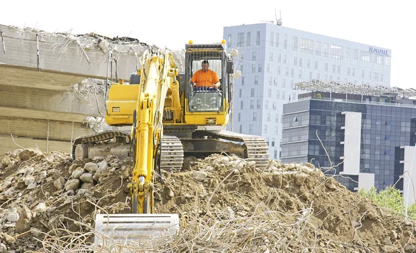 Desconstrução da estrada circular — Fotografia de Stock