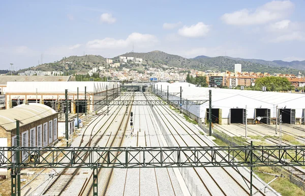 Gleise und Eisenbahnen — Stockfoto