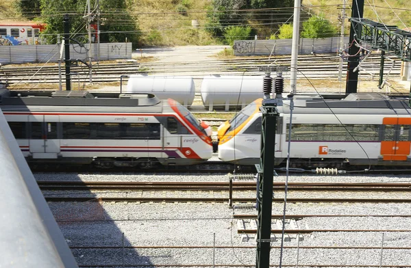 Gleise und Eisenbahnen — Stockfoto