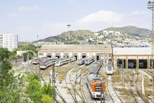 Gleise und Eisenbahnen — Stockfoto