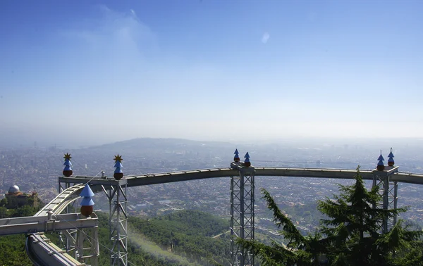 Panoramatické Barcelona — Stock fotografie