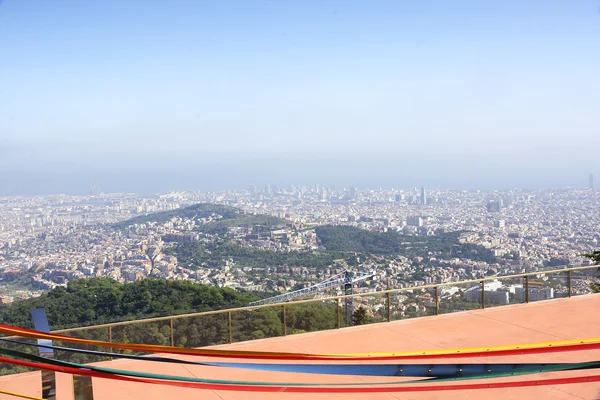 Panoramatické Barcelona — Stock fotografie