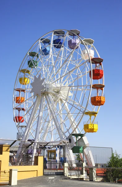 Ferris Wheel at the Tibidabo mountain — Stock Photo, Image