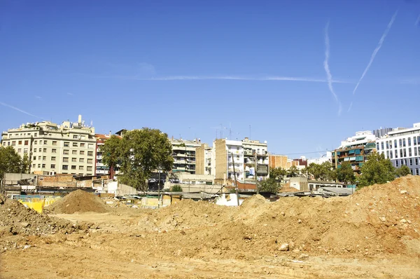 Deconstrucción de la carretera de circunvalación, Barcelona — Foto de Stock