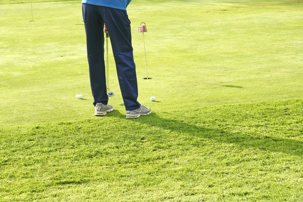 Поле для гольфа в Монсении — стоковое фото
