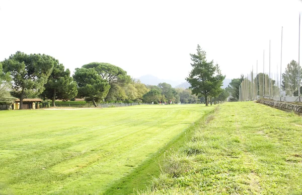 Golfplatz im montseny — Stockfoto