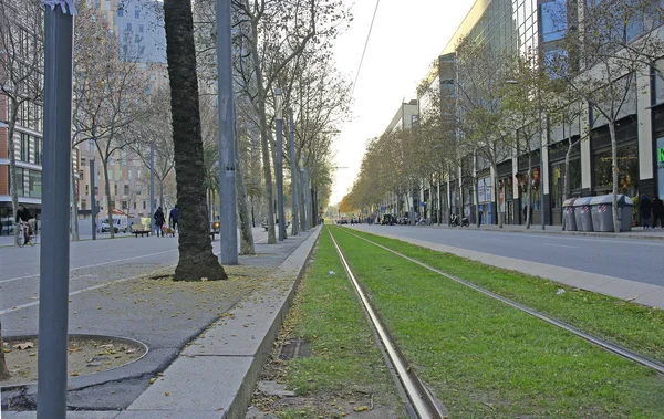 Overzicht van een straat — Stockfoto