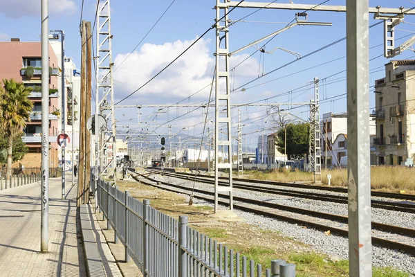 Järnvägsspåren — Stockfoto