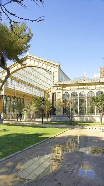 Gewächshaus im Park — Stockfoto