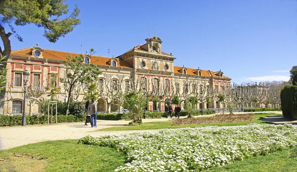 Здание парламента Каталонии — стоковое фото