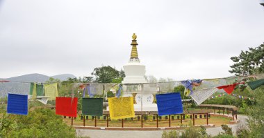 Budist manastırda El Garraf