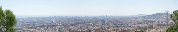 Översikt över barcelona — Stockfoto