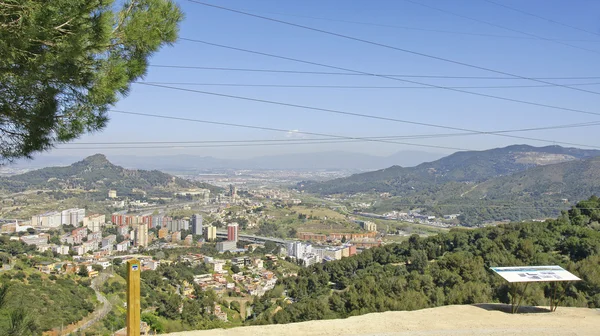 View from Torre Baro in Barcelona — Stock Photo, Image