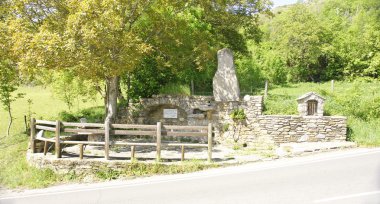 Llessui, İspanya yolunda dinlenmek için köşe