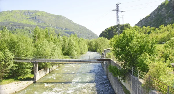 Ribagorzana Río Noguera — Foto de Stock