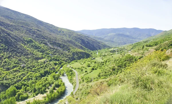 View Noguera Pallaresa River — Stock Photo, Image