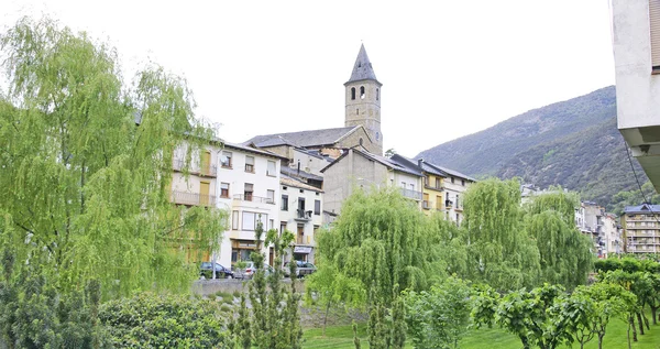 View of Sort, Lleida, Catalonia — Stock Photo, Image