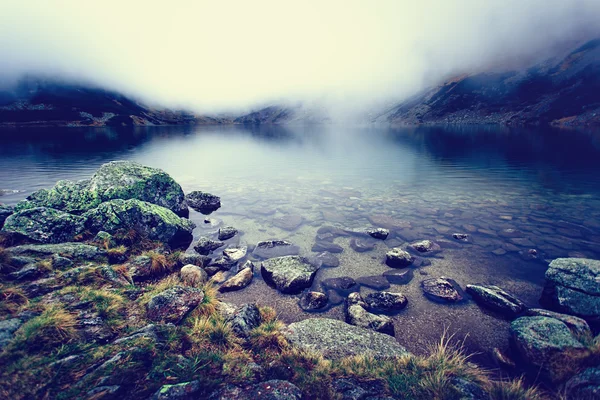 Black Lake in Polish Carpathians — Stock Photo, Image