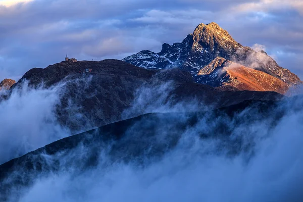 Poolse ski-oord in de herfst — Stockfoto