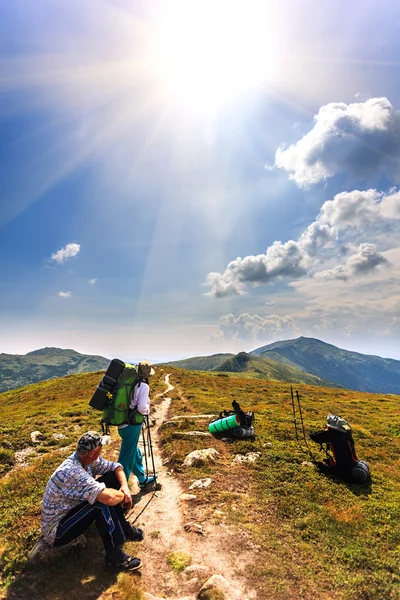 Chornohora, la plus haute chaîne de montagnes des Carpates ukrainiennes — Photo